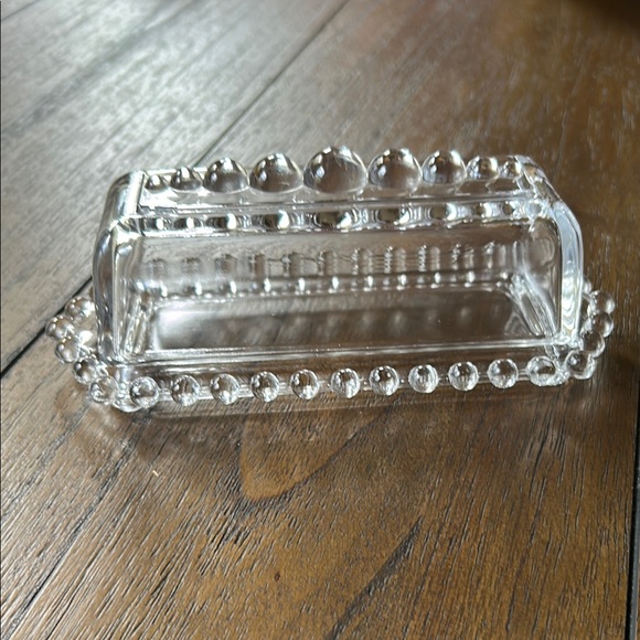 Vintage ‘Candlewick’ by Imperial Glass Company Covered Butter Dish
